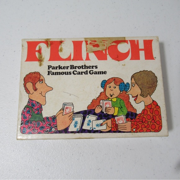 Flinch Vintage 1976 Famous Card Game Parker Brothers - Picture 2 of 14